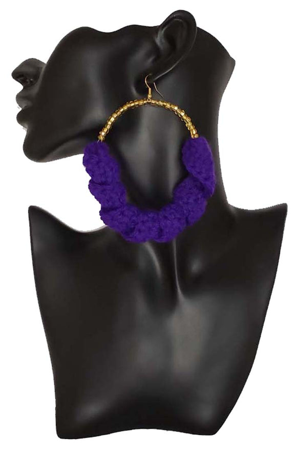 Purple Denali Earrings